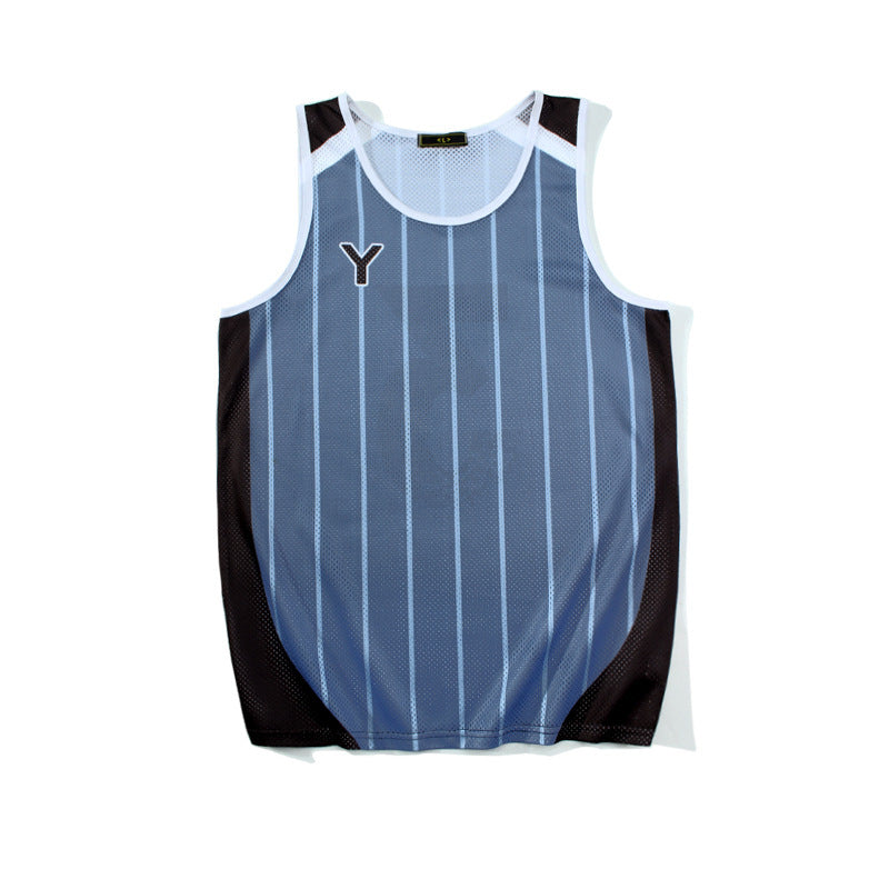 Quick-drying Striped Training Sleeveless Breathable Exercise Vest