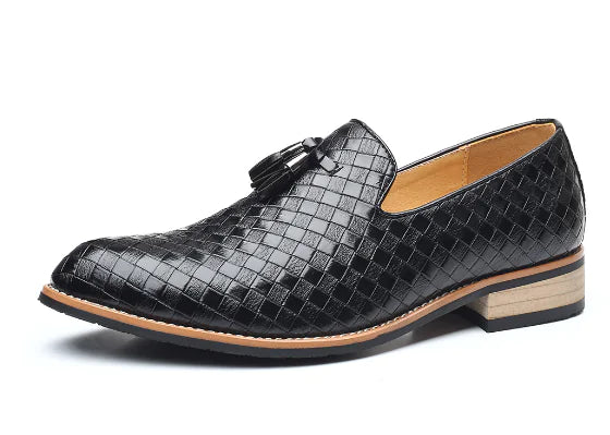 Luxury Italian Style Tassel Leather Loafers